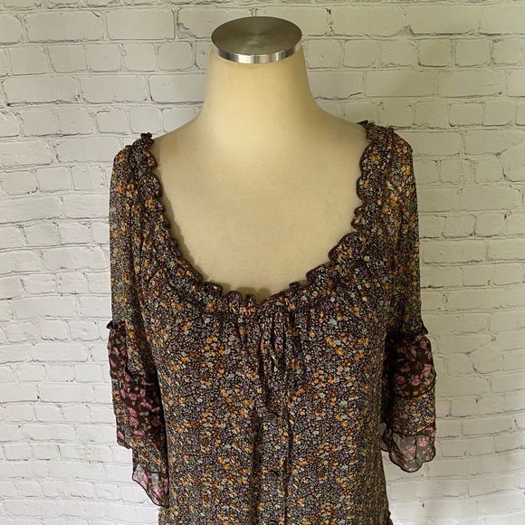 American Rag Floral Top / Mini Calico Cottagecore - Picture 6 of 8